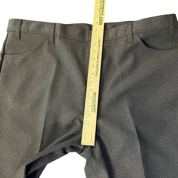 Vintage Levi’s Men’s Gray Pants 46x34 NEW – 100% Polyester – USA Made - Picture 14 of 16